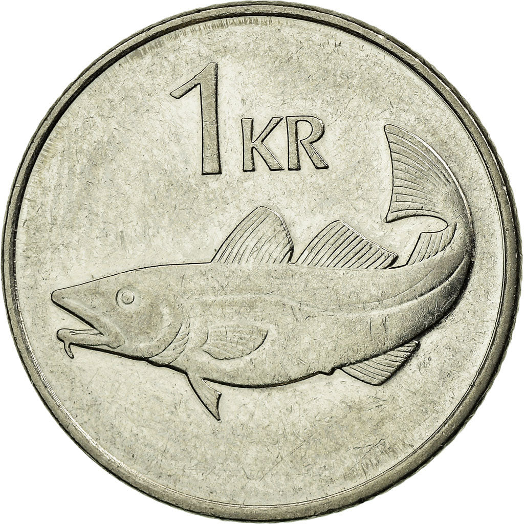 Moneda, Islandia, Krona, 2006, MBC, Níquel chapado en acero, KM:27A