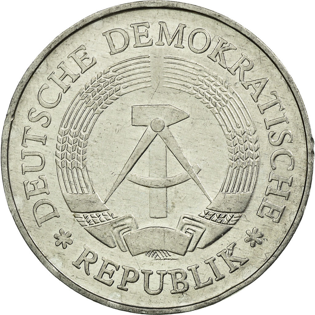 Moneta, REPUBBLICA DEMOCRATICA TEDESCA, Mark, 1982, Berlin, BB, Alluminio