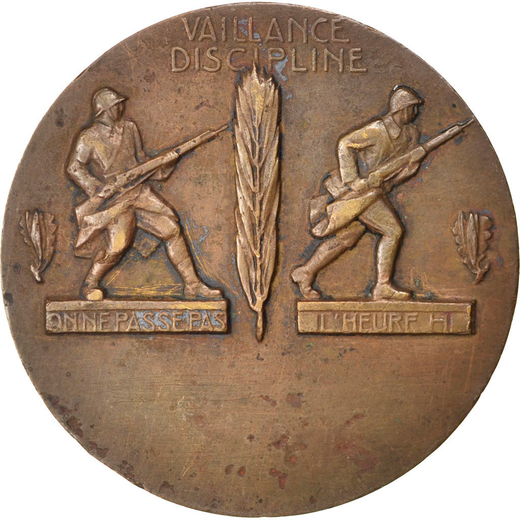 Frankreich, Medal, French Third Republic, Politics, Society, War, Delannoy, SS