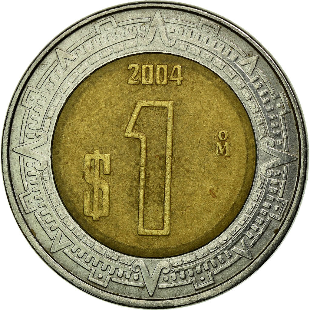 Moneta, Messico, Peso, 2004, Mexico City, BB, Bi-metallico, KM:603