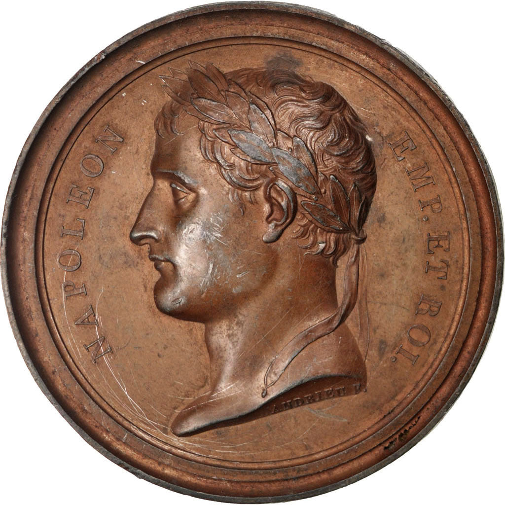 France, Medal, First French Empire, Politics, Society, War, Andrieu, AU(50-53)