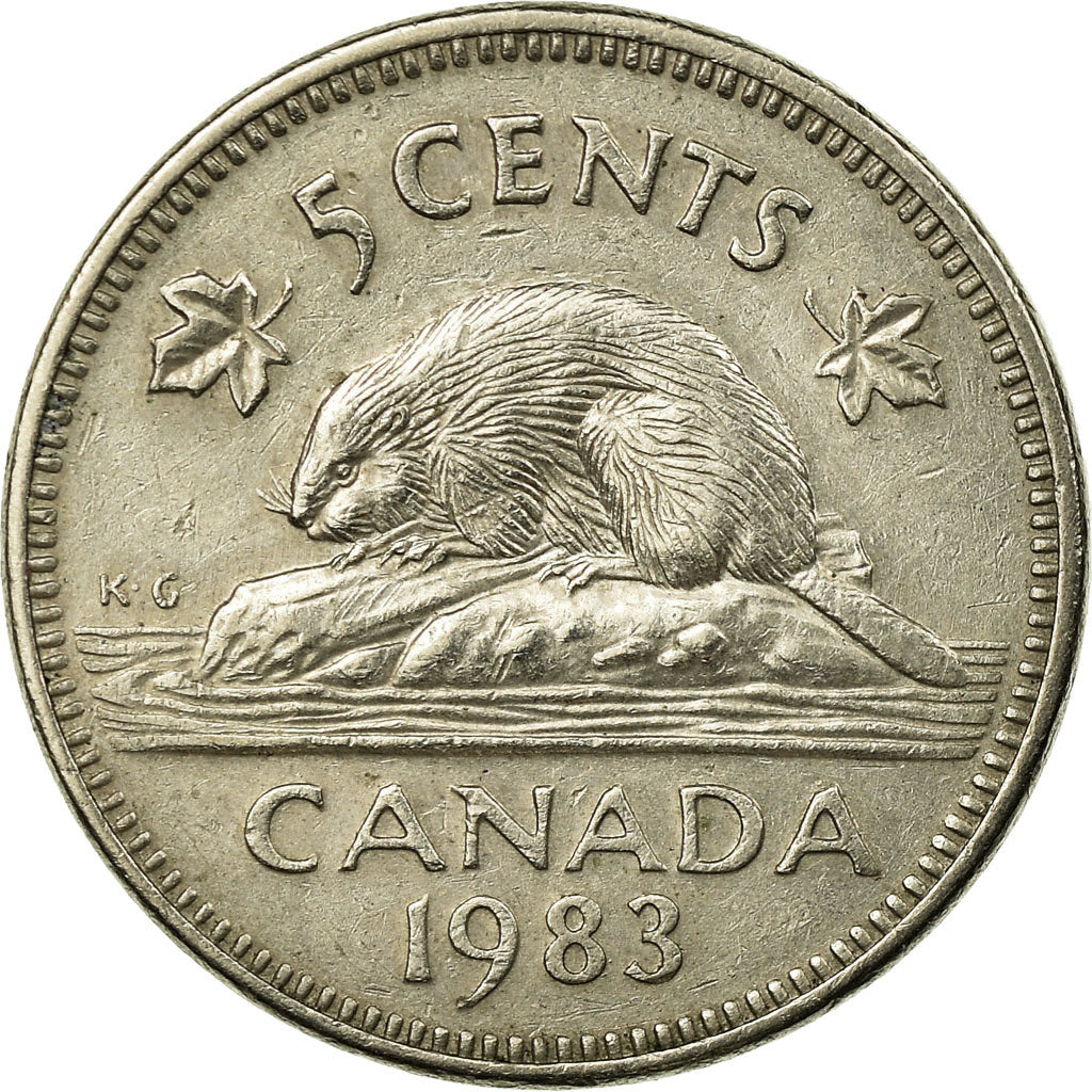 Monnaie, Canada, Elizabeth II, 5 Cents, 1983, Royal Canadian Mint, Ottawa, TTB