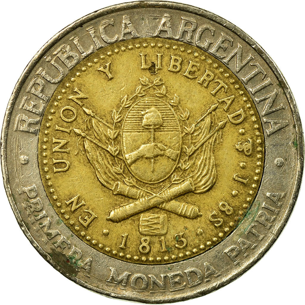 Monnaie, Argentine, Peso, 1995, TTB, Bi-Metallic, KM:112.3