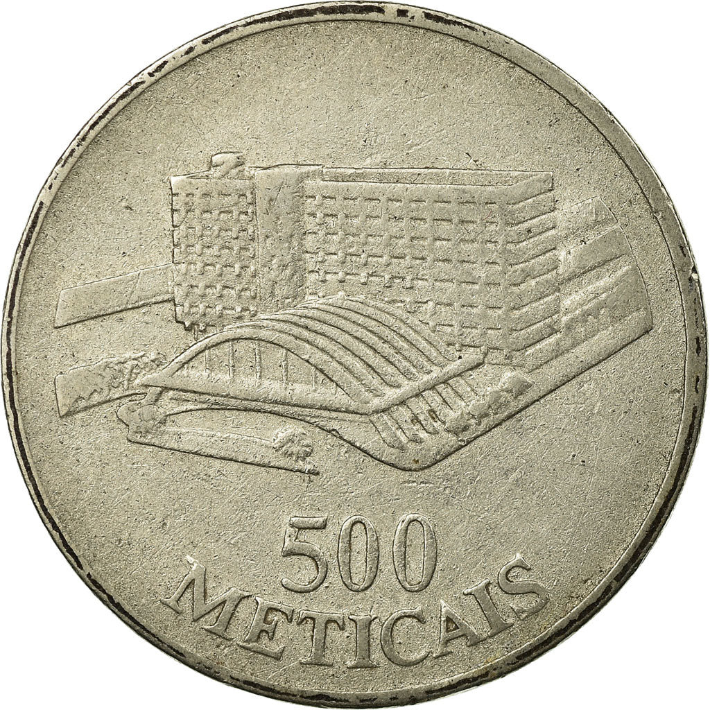 Monnaie, Mozambique, 500 Meticais, 1994, Royal Mint, TB+, Nickel Clad Steel