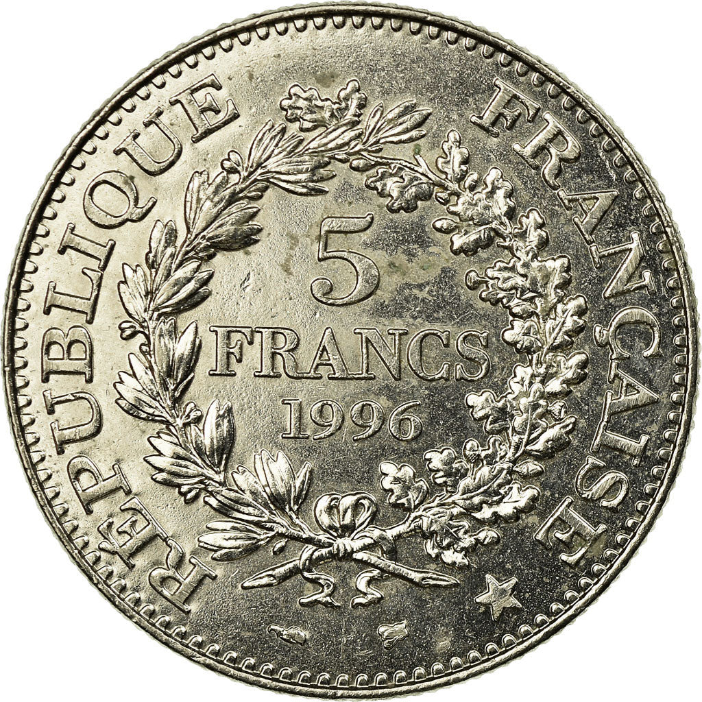 Monnaie, France, Hercule, 5 Francs, 1996, Paris, TTB, Nickel, Gadoury:777