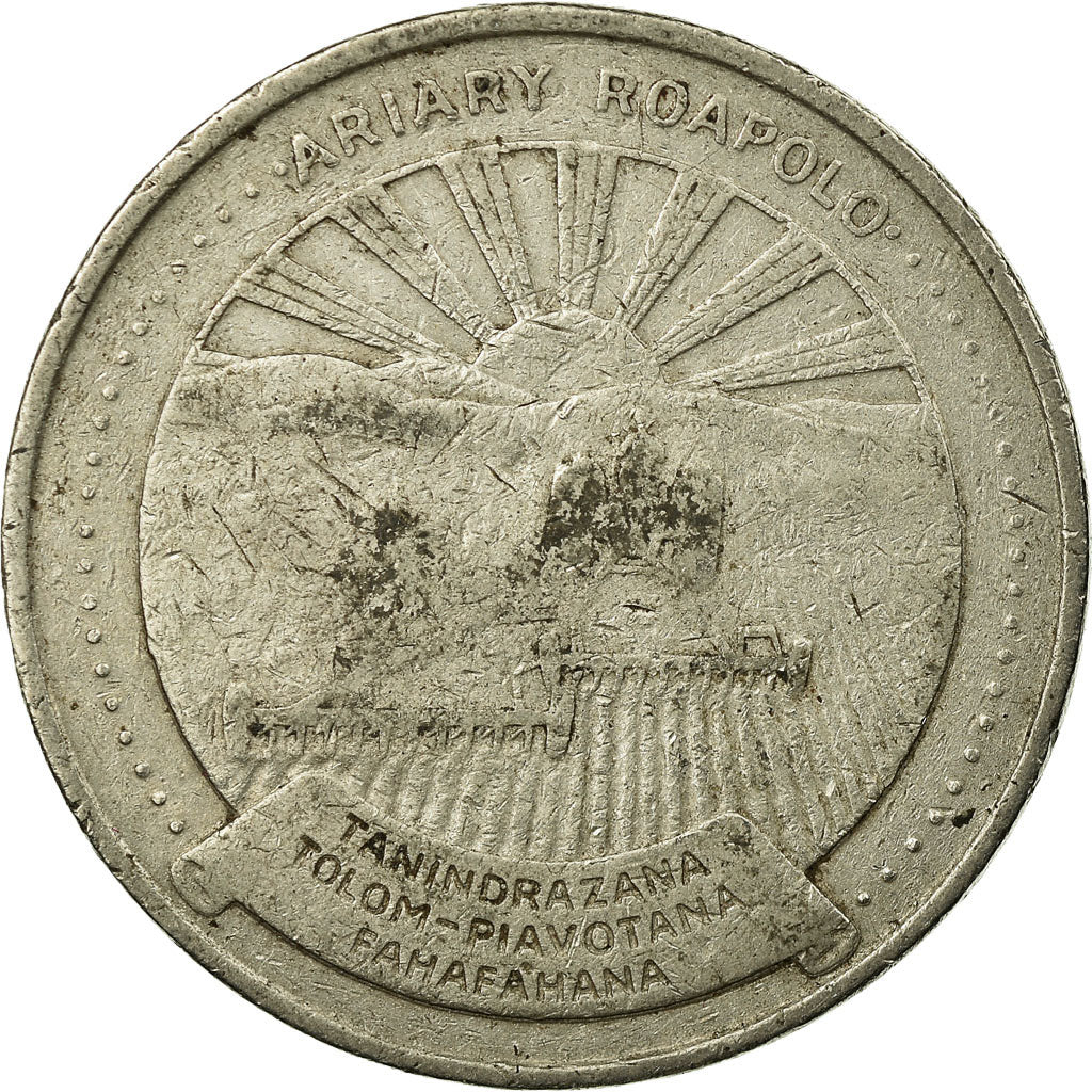 Moneda, Madagascar, 20 Ariary, 1978, British Royal Mint, BC+, Níquel, KM:14