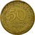 Moeda, França, Marianne, 50 Centimes, 1962, Paris, EF(40-45), Alumínio-Bronze