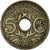 Moneta, Francja, Lindauer, 5 Centimes, 1924, Paris, EF(40-45), Miedź-Nikiel
