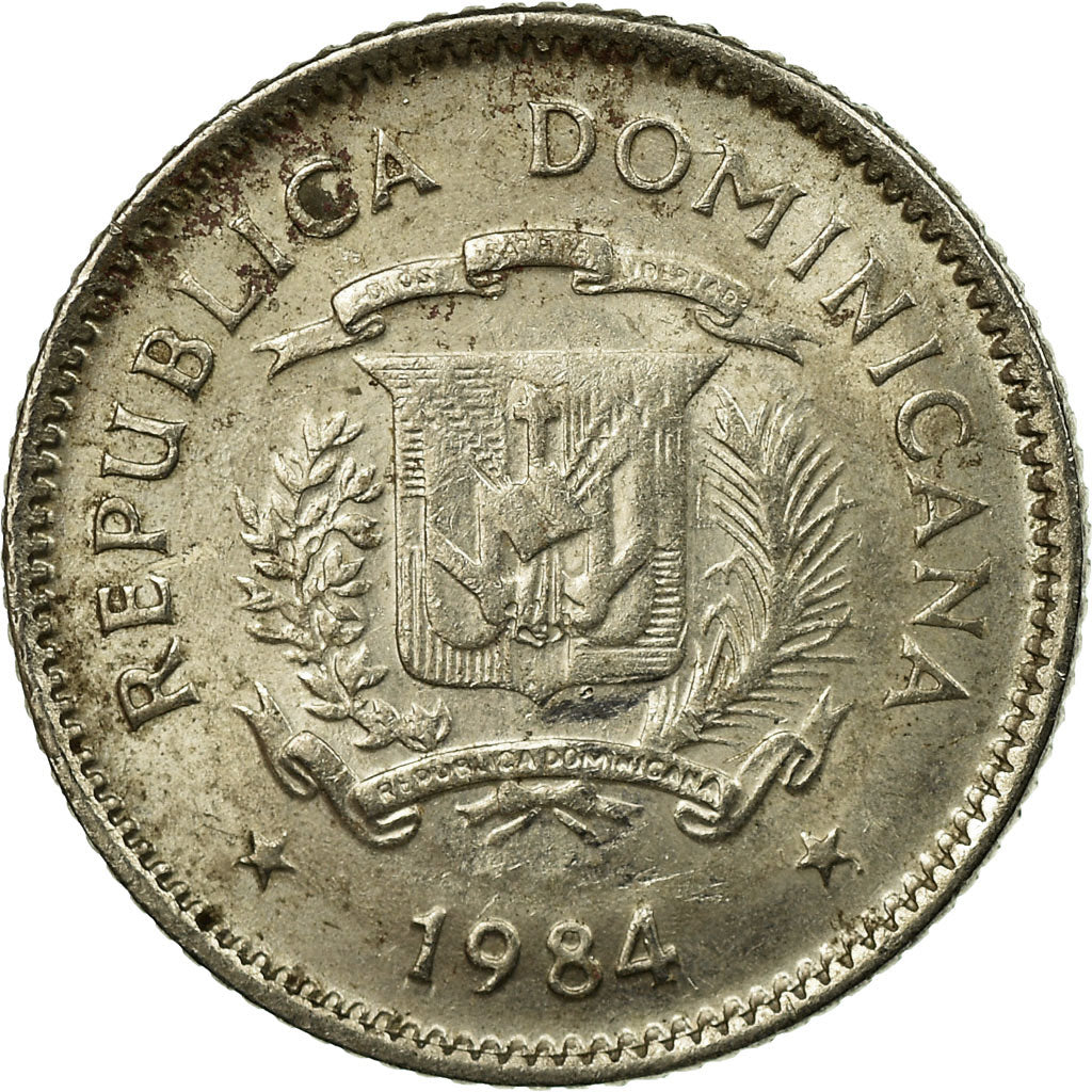 Moneta, Repubblica domenicana, 10 Centavos, 1984, Dominican Republic Mint