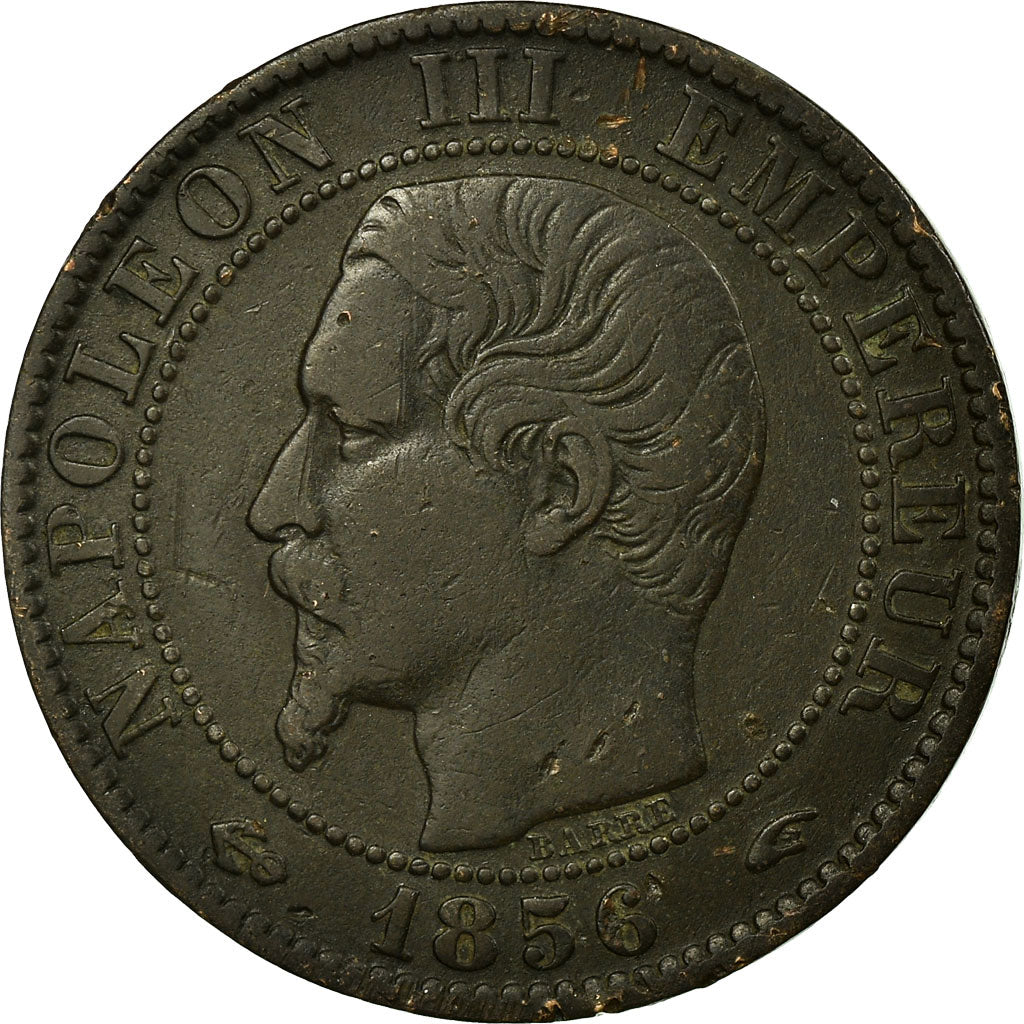 Moneta, Francja, Napoleon III, Napoléon III, 5 Centimes, 1856, Paris