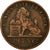 Coin, Belgium, Leopold II, 2 Centimes, 1876, EF(40-45), Copper, KM:35.1