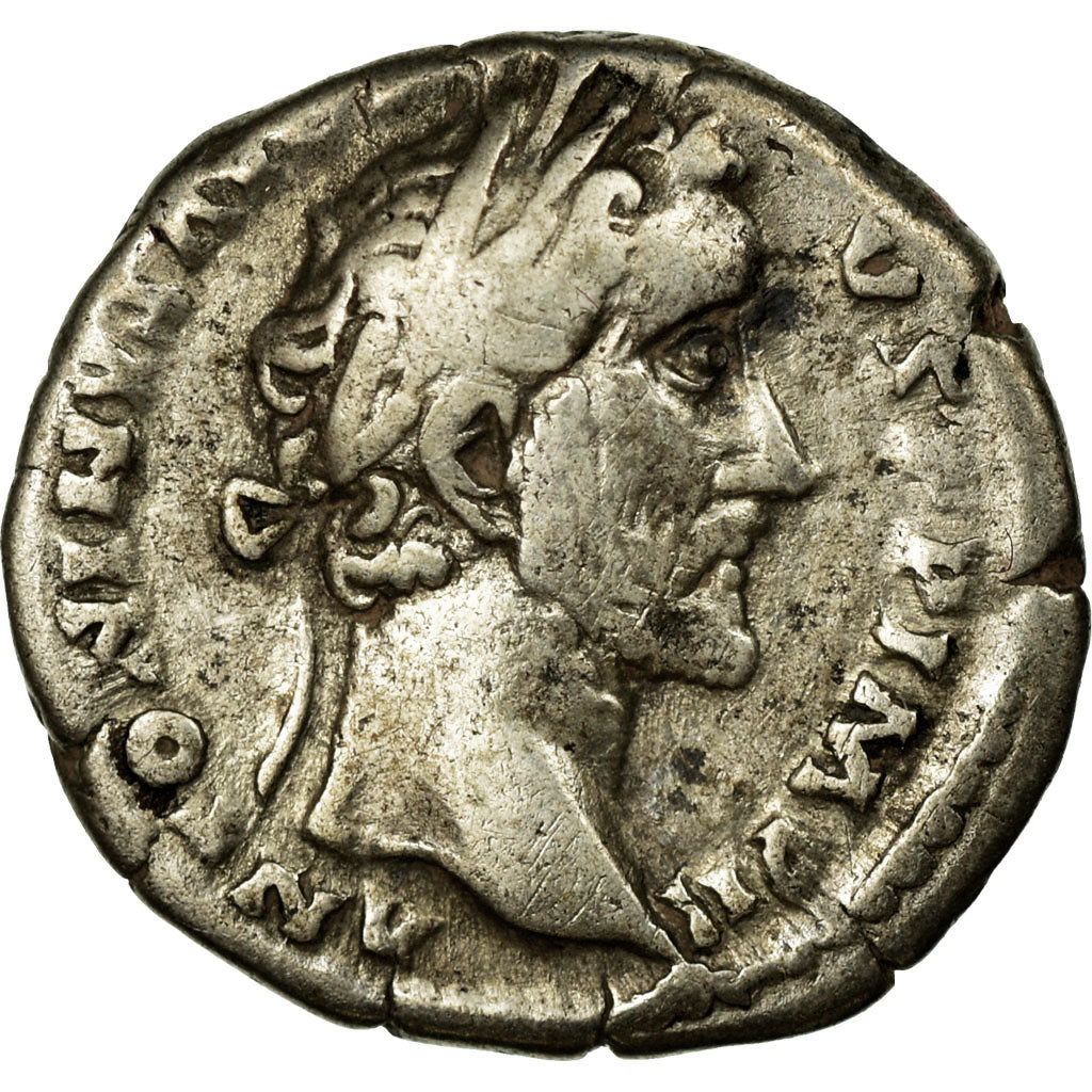 Moneda, Antoninus Pius, Denarius, BC+, Plata, Cohen:1038