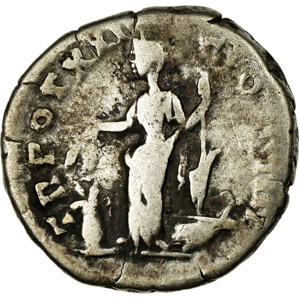 Moneda, Antoninus Pius, Denarius, BC+, Plata, Cohen:1038