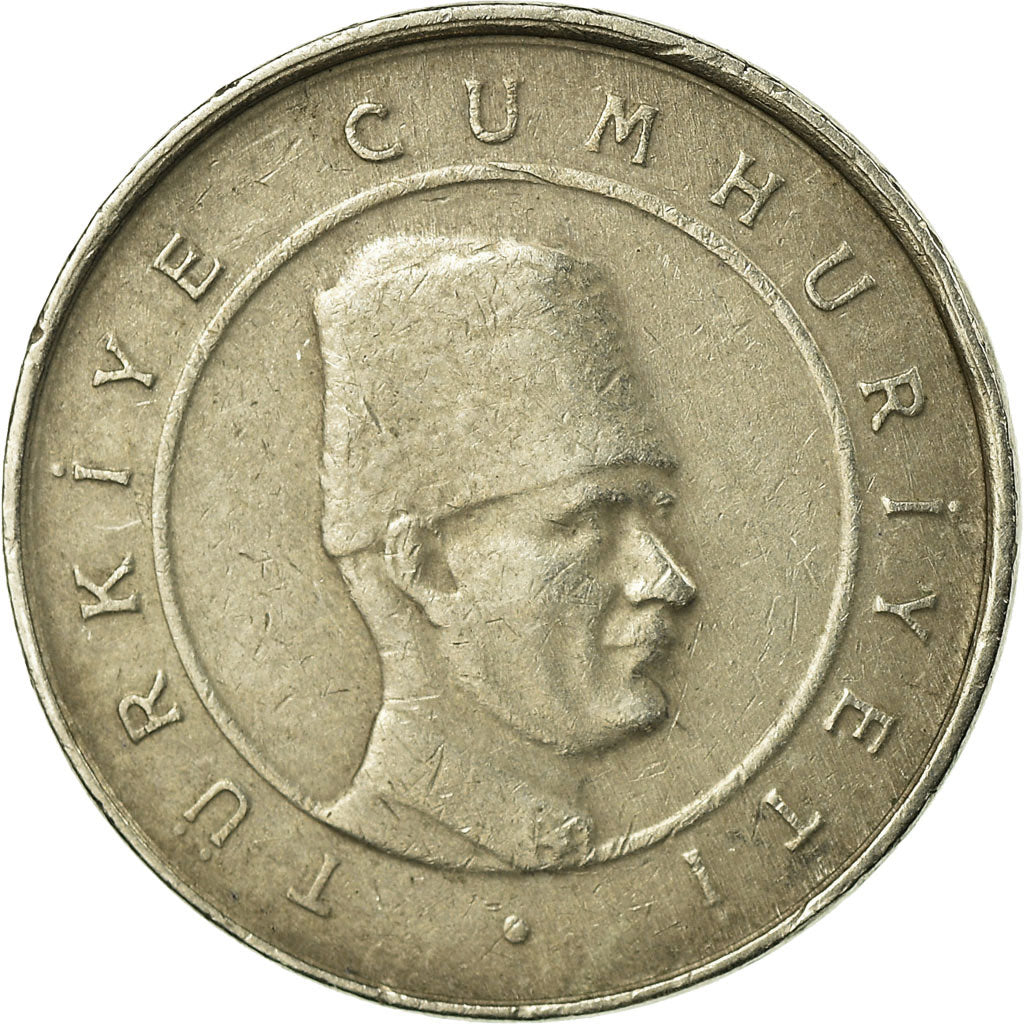 Moneda, Turquía, 10 New Kurus, 2005, Istanbul, BC+, Cobre - níquel - cinc