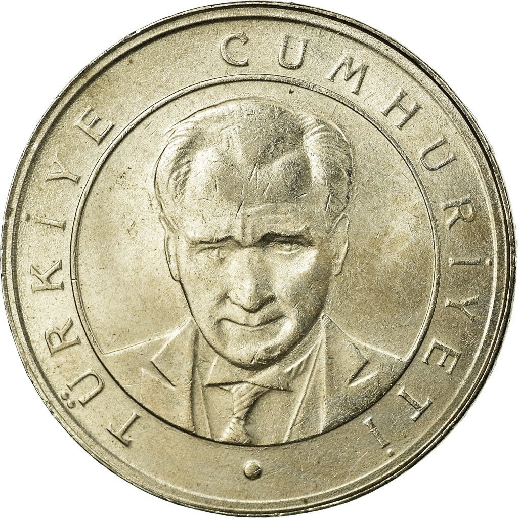 Moeda, Turquia, 250000 Lira, 2002, Istanbul, EF(40-45), Cobre-Níquel-Zinco