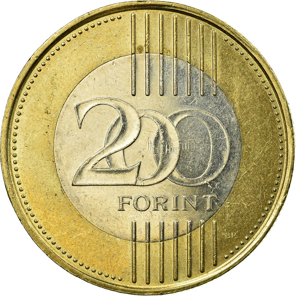 Munten, Hongarije, 200 Forint, 2009, Budapest, ZF, Bi-Metallic, KM:826