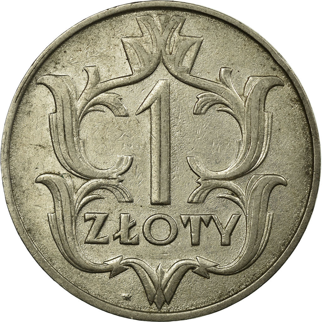 Coin, Poland, Zloty, 1929, Warsaw, VF(30-35), Nickel, KM:14