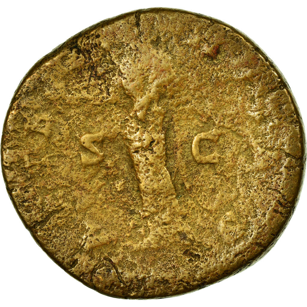 Moneta, Faustina I, Sestertius, F(12-15), Miedź, Cohen:88