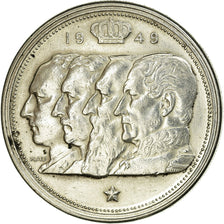Coin, Belgium, 100 Francs, 100 Frank, 1949, EF(40-45), Silver, KM:139.1