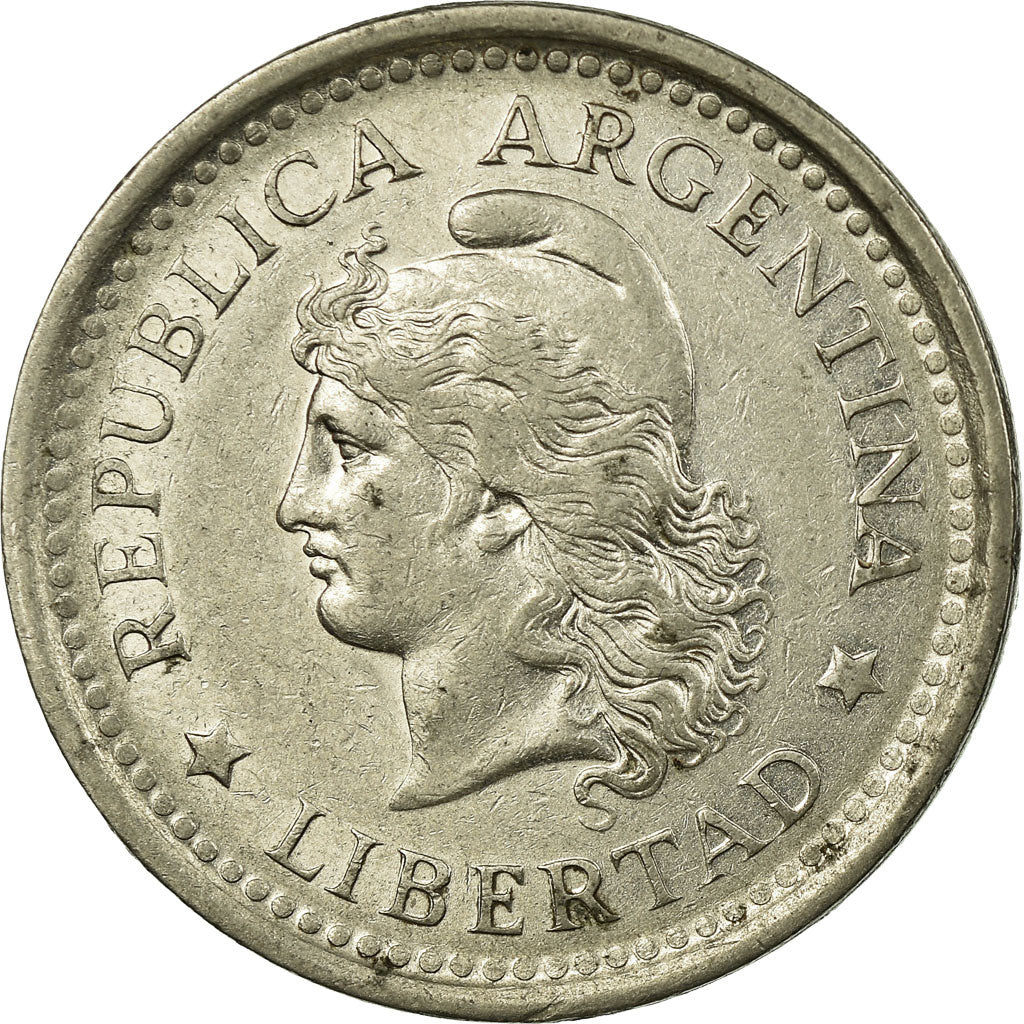 Monnaie, Argentine, Peso, 1960, TB+, Nickel Clad Steel, KM:57