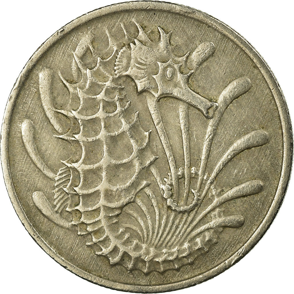 Münze, Singapur, 10 Cents, 1968, Singapore Mint, S+, Copper-nickel, KM:3