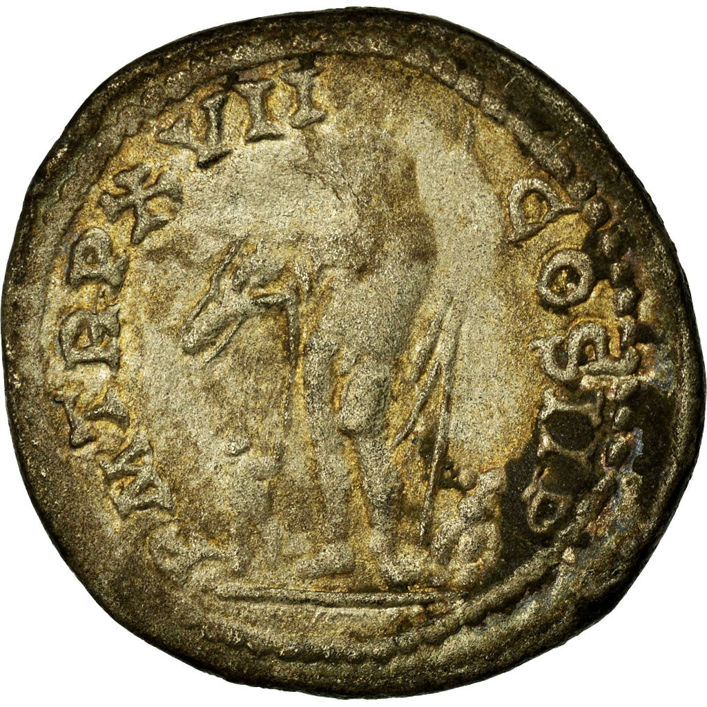 Moneda, Septimius Severus, Denarius, BC+, Plata, Cohen:525