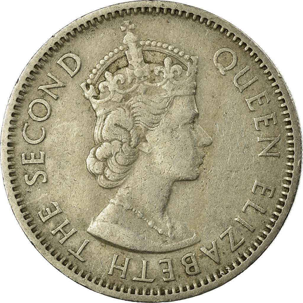 Coin, Nigeria, Elizabeth II, Shilling, 1959, EF(40-45), Copper-nickel, KM:5