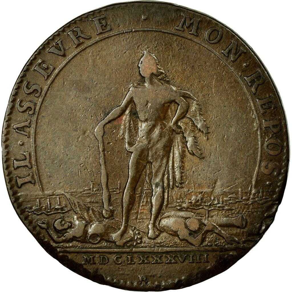France, Jeton, Royal, EF(40-45), Copper, Feuardent:9820.