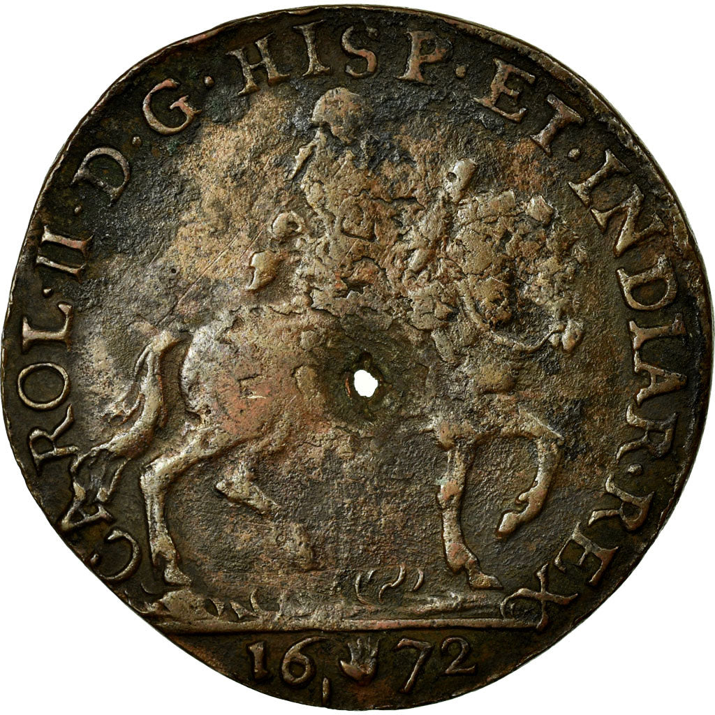 Pays-Bas, Jeton, Spanish Netherlands, TTB, Cuivre, Feuardent:14003