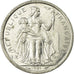 Coin, New Caledonia, Franc, 1991, Paris, EF(40-45), Aluminum, KM:10
