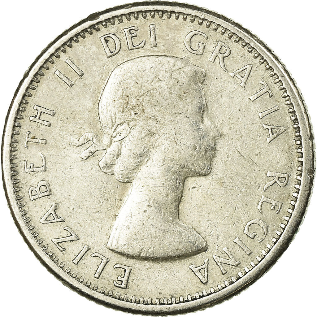 Monnaie, Canada, Elizabeth II, 10 Cents, 1960, Royal Canadian Mint, Ottawa, TTB