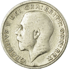 Coin, Great Britain, George V, 6 Pence, 1924, VF(30-35), Silver, KM:815a.1