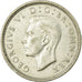 Coin, Great Britain, George VI, 6 Pence, 1939, EF(40-45), Silver, KM:852
