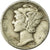 Monnaie, États-Unis, Mercury Dime, Dime, 1943, U.S. Mint, Denver, TB+, Argent