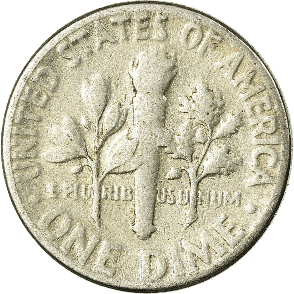 Coin, United States, Roosevelt Dime, Dime, 1956, U.S. Mint, Philadelphia