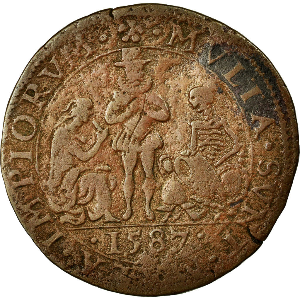 France, Token, Royal, EF(40-45), Copper, Feuardent:6927.