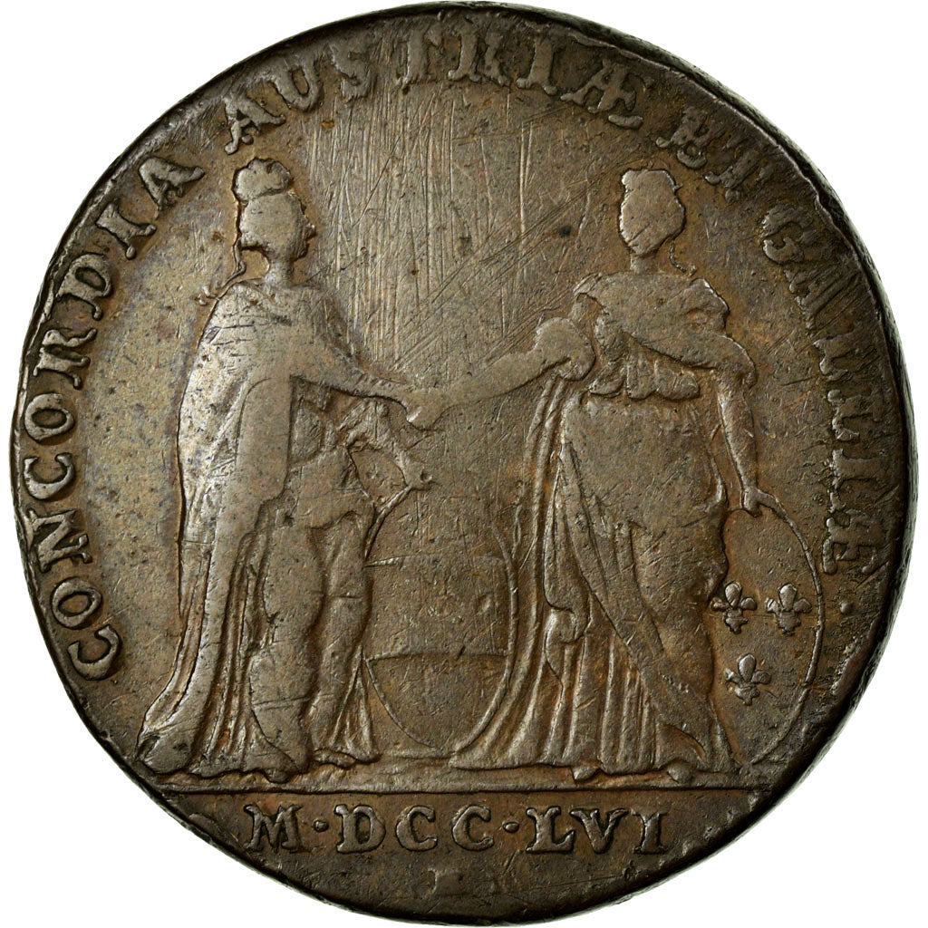 France, Token, Royal, EF(40-45), Copper, Feuardent:14665