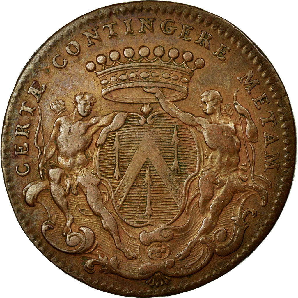 France, Token, Royal, EF(40-45), Copper, Feuardent:10102