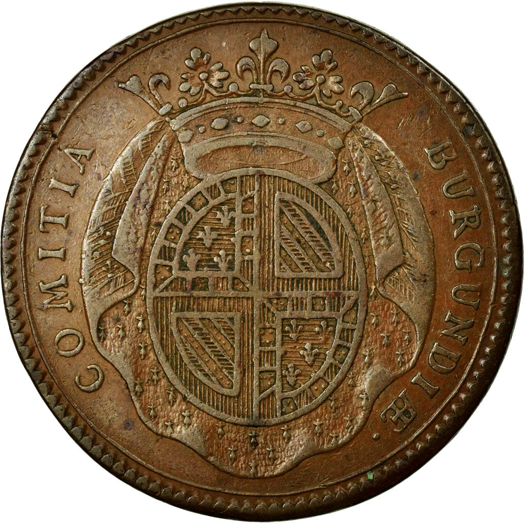 Francja, Token, Królewskie, EF(40-45), Miedź, Feuardent:9840