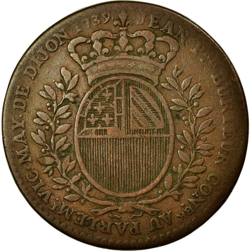 Francja, Token, Królewskie, EF(40-45), Miedź, Feuardent:10102