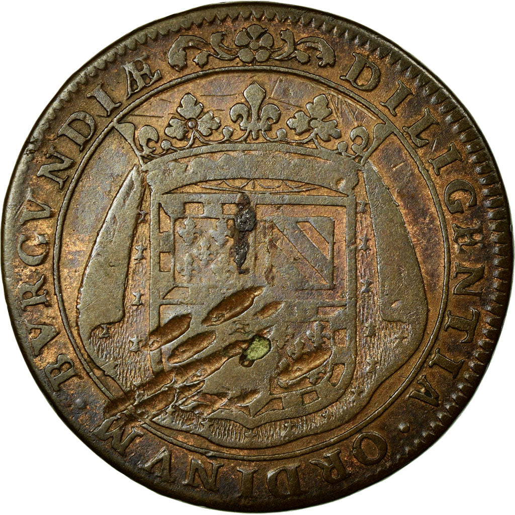 France, Token, Royal, VF(30-35), Copper, Feuardent:9813