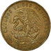 Coin, Mexico, 20 Centavos, 1956, Mexico City, VF(30-35), Bronze, KM:440