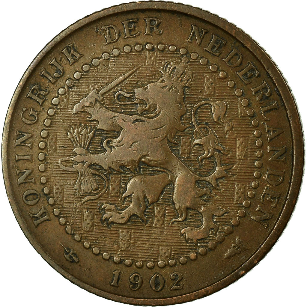Coin, Netherlands, Wilhelmina I, Cent, 1902, VF(30-35), Bronze, KM:132.1