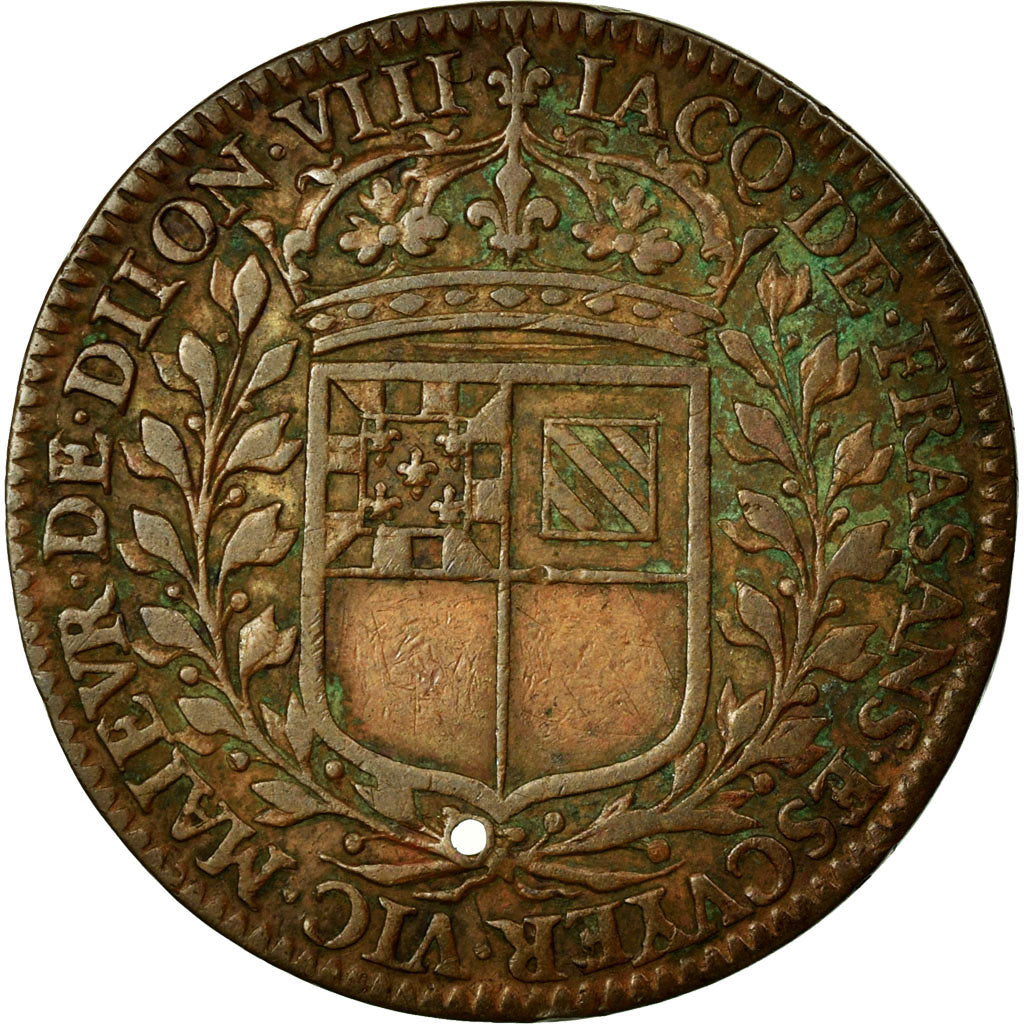 Francja, Token, Królewskie, EF(40-45), Miedź, Feuardent:10044