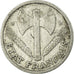 France, 1 Franc, Bazor, 1944, Beaumont-Le-Roger, Aluminum, VF(20-25)