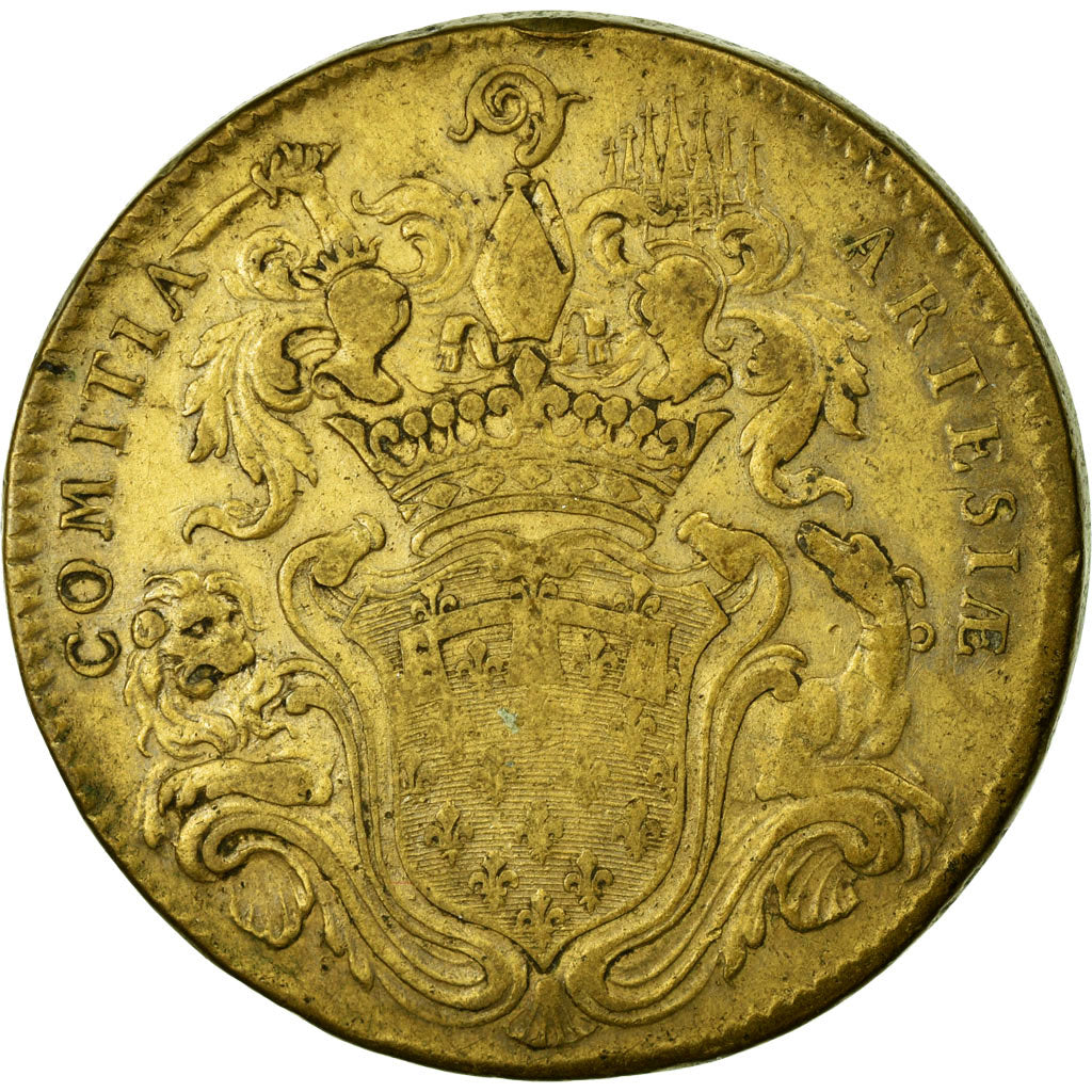 France, Jeton, Royal, TB+, Cuivre
