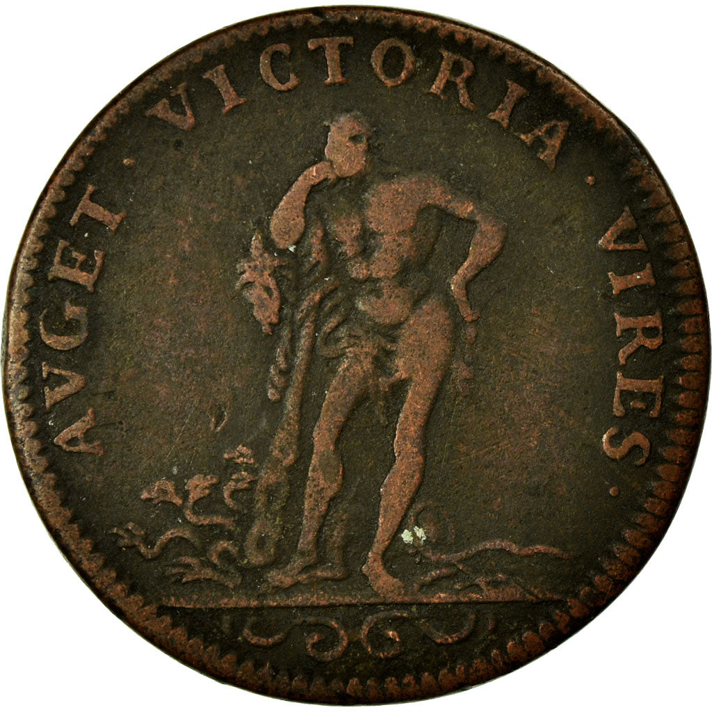 Francja, Token, Królewskie, EF(40-45), Miedź, Feuardent:12759