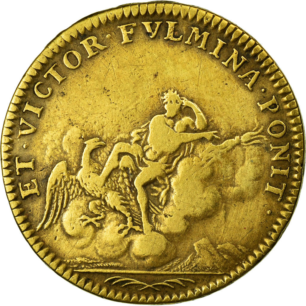 Francja, Token, Królewskie, EF(40-45), Miedź, Feuardent:12858