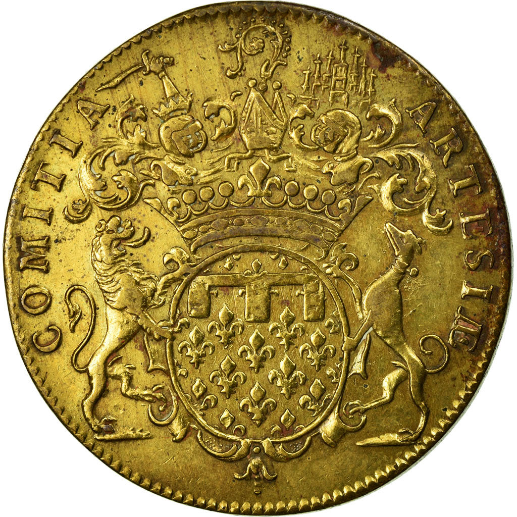 Francja, Token, Królewskie, AU(50-53), Miedź