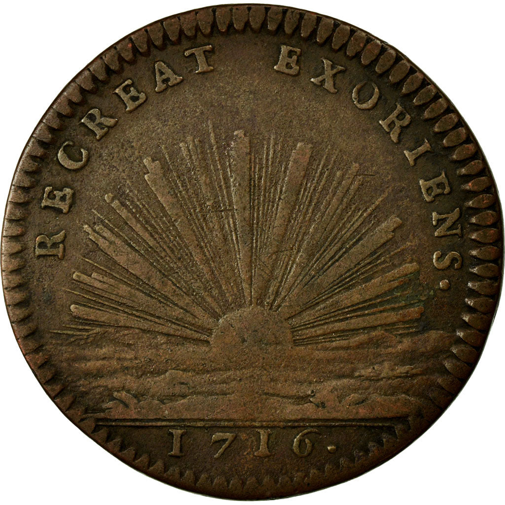 France, Jeton, Royal, TB+, Cuivre, Feuardent:13176